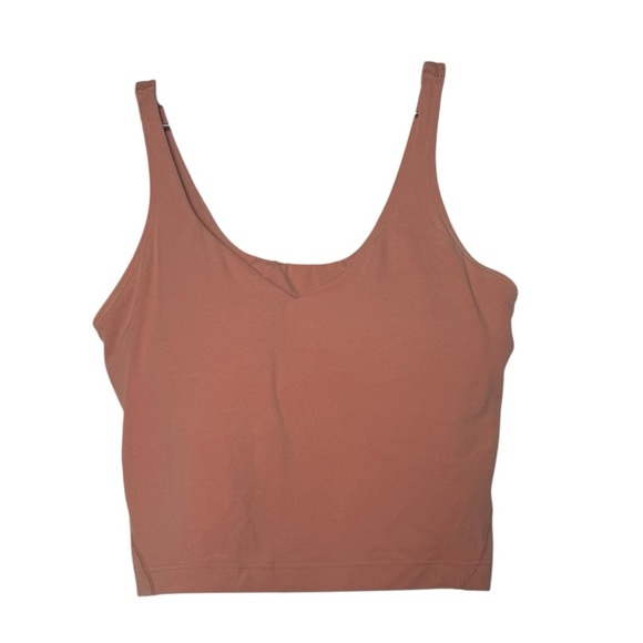 Lululemon Align Tank in Rust Coral Size 4 Nulu Stretchy Comfy - Picture 2 of 10